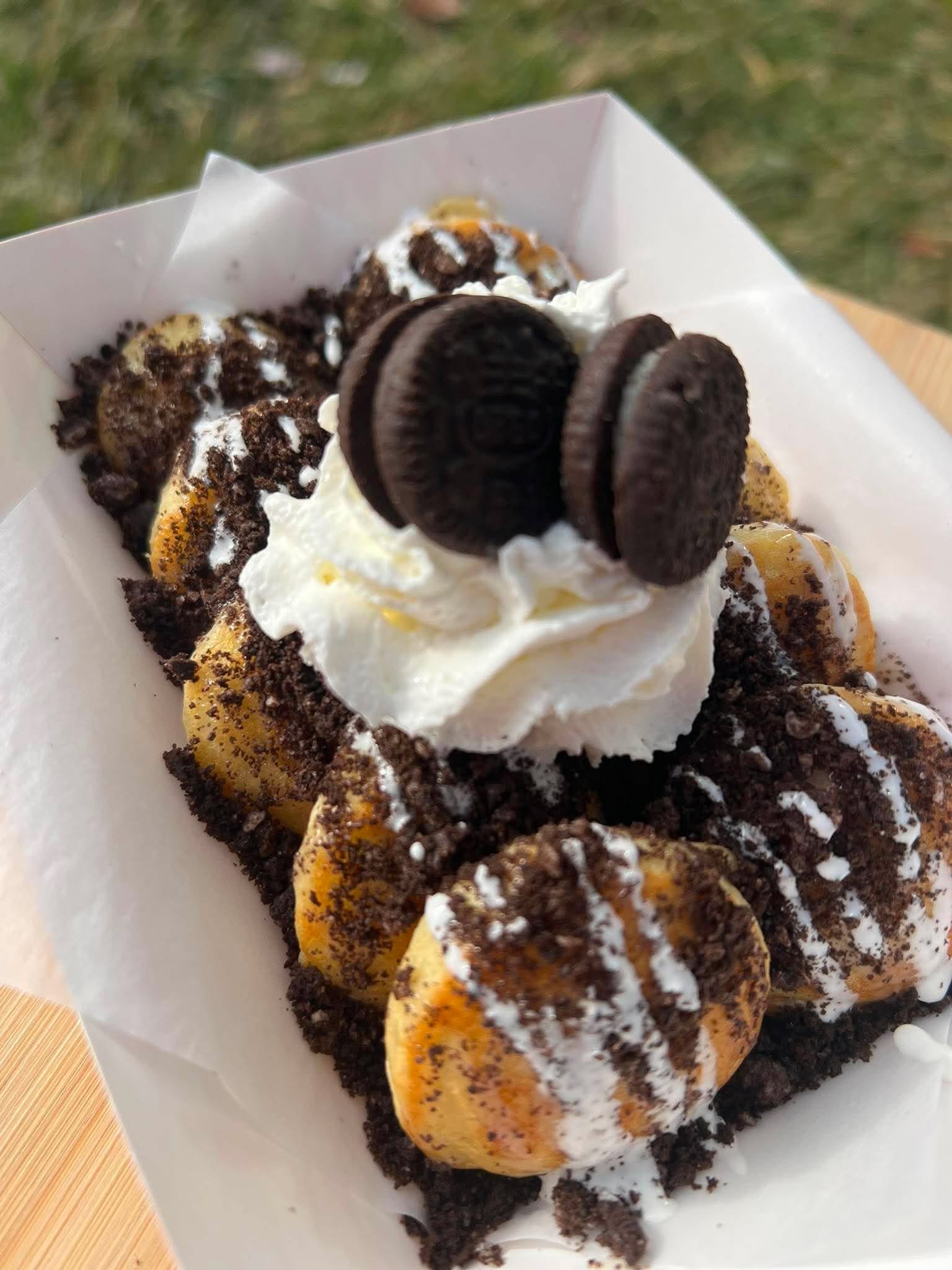 Cookies N Cream mini pancakes
